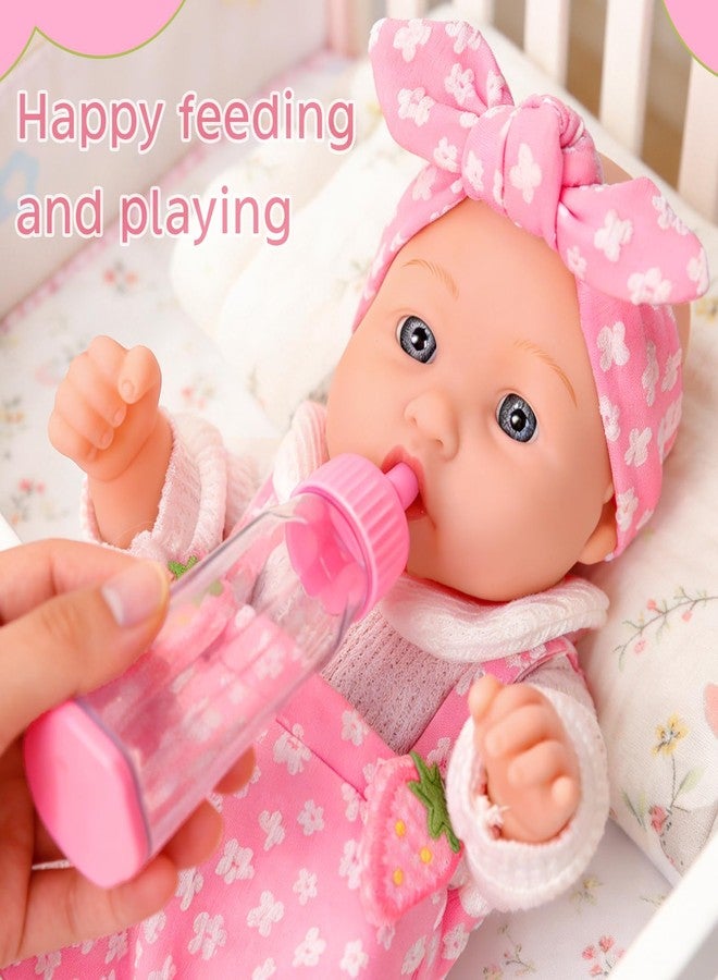 DONTNO 12" Baby Doll with Backpack Carrier in Gift Box,12 Inch Realistic Baby Dolls with Clothes and Accessories,Toy Pretend Play Collection for 3+ Child Girls Gifts - Image 5